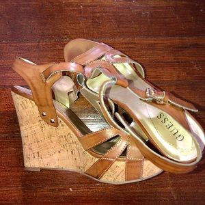 ✨Guess✨Heeled Wedges Size 9.5